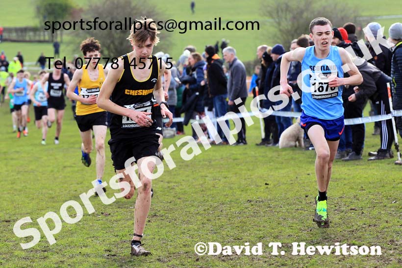 Boys Under-15s 2023 UK CAU Inter Counties Cross Country Champs, Prestwold Hall, Loughborough. Photo: David T. Hewitson/Sports for All Pics